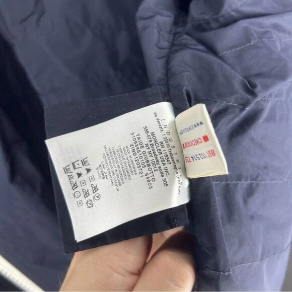 Moncler Jacket - Women’s - Navy Blue - size Small Workwear - Womens Winter Coat - Picture 10 of 16